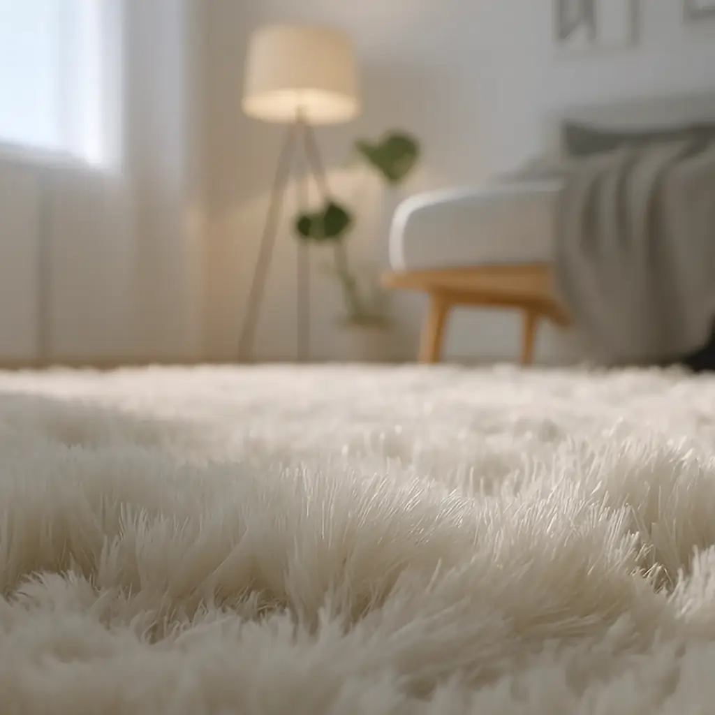 Cleaned living room carpet in Richmond TX after deep steam cleaning