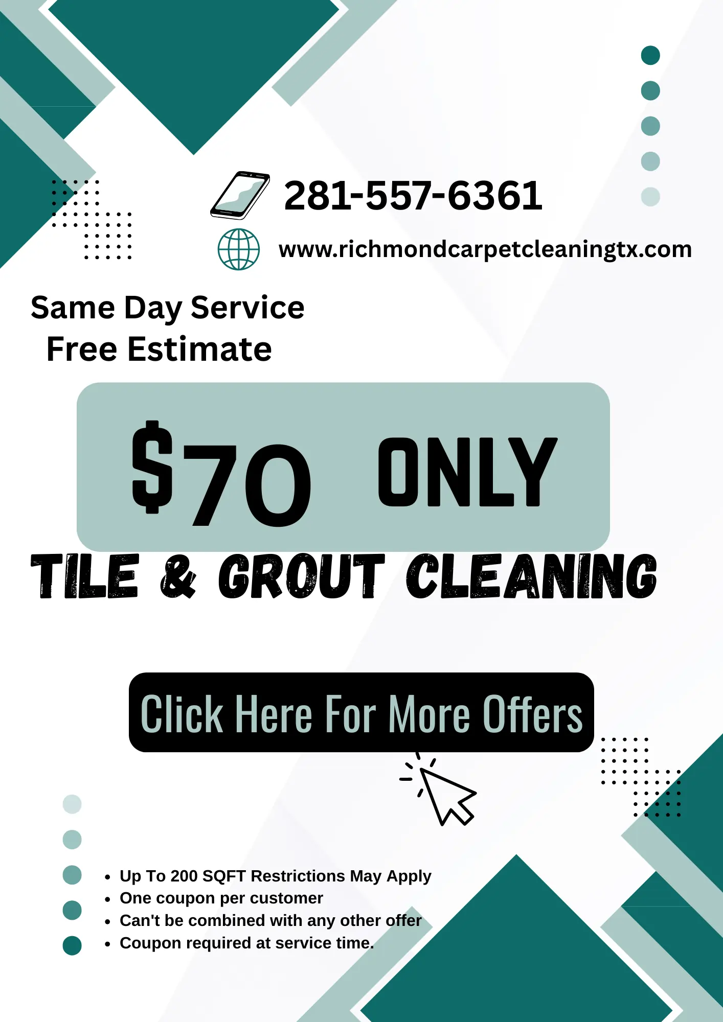 Special tile-and-grout cleaning offer in Richmond TX – professional, affordable, eco-friendly services